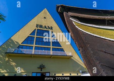 Vue du Musée Fram, Bygdoynesveien, Oslo, Norvège, Scandinavie, Europe Banque D'Images