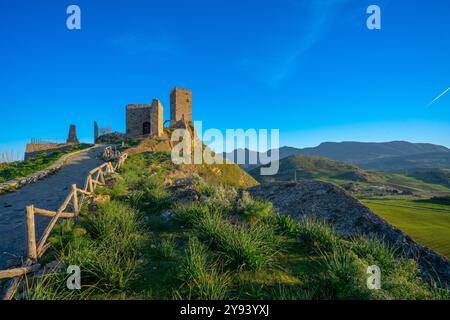 Château arabe normand, Cefala Diana, Palerme, Sicile, Italie, Méditerranée, Europe Banque D'Images