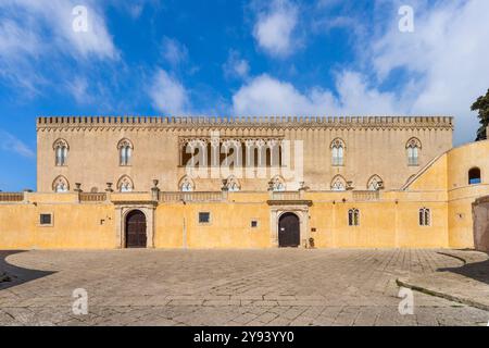 Castello Donna Fugata, Ragusa, Val di Noto, Patrimoine mondial de l'UNESCO, Sicile, Italie, Méditerranée, Europe Banque D'Images
