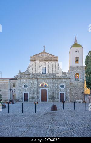 Église de SS. Annunziata et San Nicolo, Contessa Entellina, Palerme, Sicile, Italie, Méditerranée, Europe Banque D'Images