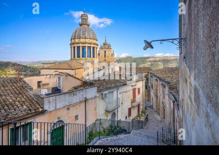 Ragusa Ibla, Val di Noto, Patrimoine mondial de l'UNESCO, Sicile, Italie, Méditerranée, Europe Banque D'Images