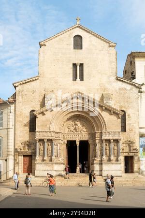 Église de Trophime à Arles, France Banque D'Images