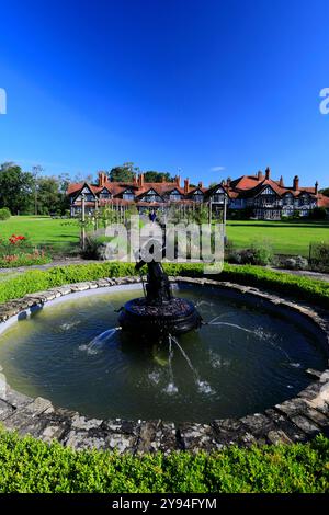 Le Petwood Hotel and Gardens, utilisé par la RAF comme un mess d'officiers pendant la seconde Guerre mondiale. Woodhall Spa, Lincolnshire, Angleterre Banque D'Images