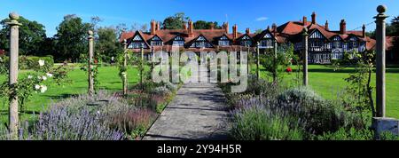 Le Petwood Hotel and Gardens, utilisé par la RAF comme un mess d'officiers pendant la seconde Guerre mondiale. Woodhall Spa, Lincolnshire, Angleterre Banque D'Images