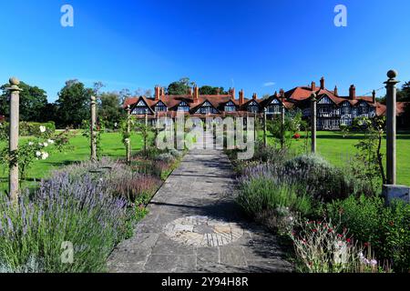 Le Petwood Hotel and Gardens, utilisé par la RAF comme un mess d'officiers pendant la seconde Guerre mondiale. Woodhall Spa, Lincolnshire, Angleterre Banque D'Images