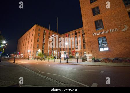 Hôtel premier Inn sur le quai Albert, Liverpool, Royaume-Uni Banque D'Images