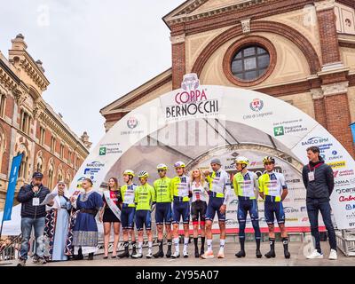 Italie, Legnano, Coppa Bernocchi 2024, INTERMARCHE-WANTY Banque D'Images