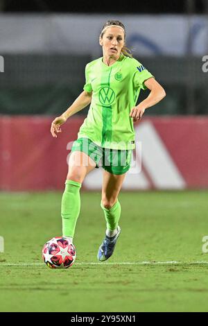 Roma, Italie. 08 octobre 2024. Stadio Tre Fontane, Roma, Italie - Kathrin Hendrich de Wolfsburgpendant le match de football féminin de l'UEFA Champions League, Roma vs Wolfsburg, 8 octobre 2024 (photo par Roberto Ramaccia/Sipa USA) crédit : Sipa USA/Alamy Live News Banque D'Images