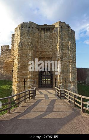 Château de Warkworth, Warkworth Banque D'Images