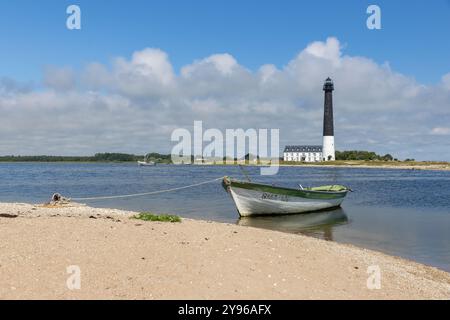 Paysage sur la péninsule de Sõrve sur l'île de Saaremaa en Estonie Banque D'Images