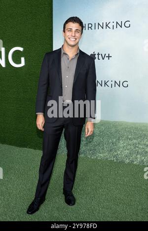 Los Angeles, États-Unis. 08 octobre 2024. LOS ANGELES, CA - 8 octobre : Tanner Zagarino assiste à la première projection de la saison 2 de la série originale Apple « Stracking », au Pacific Design Center. La deuxième saison de « Scrking » fera ses débuts mondiaux sur Apple TV mercredi 16 octobre. Season 1 est maintenant en streaming. (Photo de Corine Solberg/Sipa USA) crédit : Sipa USA/Alamy Live News Banque D'Images