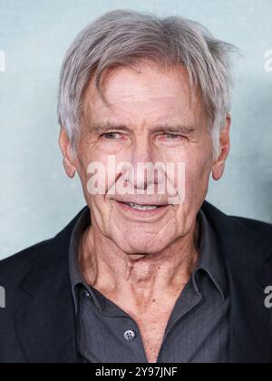 West Hollywood, États-Unis. 08 octobre 2024. WEST HOLLYWOOD, LOS ANGELES, CALIFORNIE, États-Unis - OCTOBRE 08 : Harrison Ford arrive à la première mondiale de la saison 2 de la série Apple TV qui s'est tenue au Pacific Design Center le 8 octobre 2024 à West Hollywood, Los Angeles, Californie, États-Unis. (Photo de Xavier Collin/image Press Agency) crédit : image Press Agency/Alamy Live News Banque D'Images