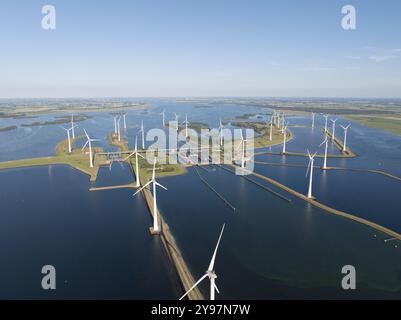 Écluses Philipsdam et Krammer, Delta travaille en Zélande, aux pays-Bas. Banque D'Images