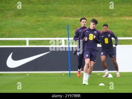 Le Tino Livramento anglais lors d'une séance d'entraînement au St George's Park, Burton-on-Trent. Date de la photo : mercredi 9 octobre 2024. Banque D'Images