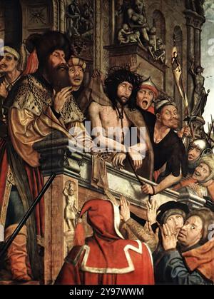 Massys, Quentin (né en 1465/66, Louvain, mort en 1530, Anvers) Ecce Homo c. 1515 huile sur panneau, 160 x 120 cm Museo del Prado, Madrid --- mots-clés : ------------- Auteur : Massys, Quentin titre : Ecce Homo chronologie : 1451-1500 École : Flamande forme : peinture type : religieux Banque D'Images