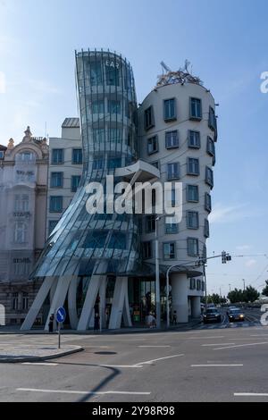 La Maison dansante à Prague, République tchèque. Banque D'Images