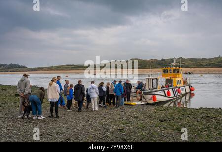 Padstow, Royaume-Uni, 21.09.2024, service de ferry opérant entre Padstow et Rock Banque D'Images