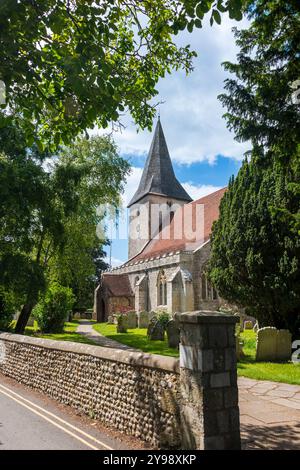 Église Holy Trinity à Bosham West Sussex Banque D'Images