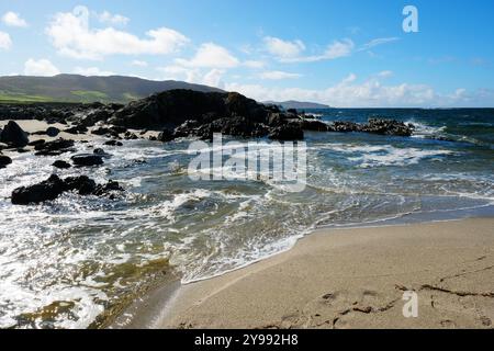 Plage de sable à Ballydonegan, Allihies, West County Cork, Irlande - John Gollop Banque D'Images