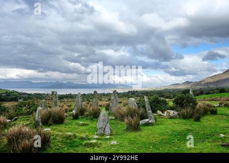 Ardroom Stones Circle - John Gollop Banque D'Images