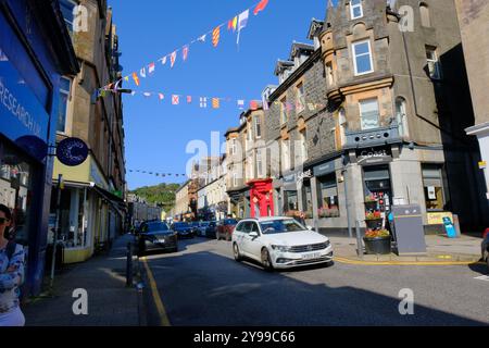 George Street, Oban, Écosse, Royaume-Uni Banque D'Images