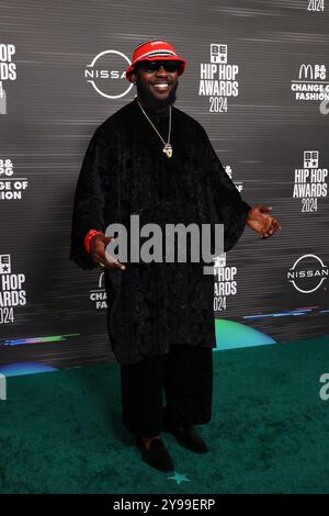 Odumodublvck aux arrivées pour les BET Hip Hop Awards 2024, Drai s Nightclub & Beachclub, Las Vegas, NV, 08 octobre 2024. Photo par : Collection JA/Everett Banque D'Images