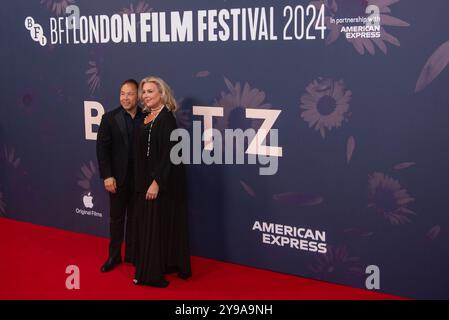 Londres, Royaume-Uni. 09 octobre 2024. Londres, Angleterre, Royaume-Uni - 9 octobre 2024 : Stephen Graham et Hannah Walters assistent à la première mondiale de 'Blitz' lors du Gala de la soirée d'ouverture du 68e Festival du film de Londres BFI au Royal Festival Hall. (Photo par /Sipa USA) crédit : Sipa USA/Alamy Live News Banque D'Images