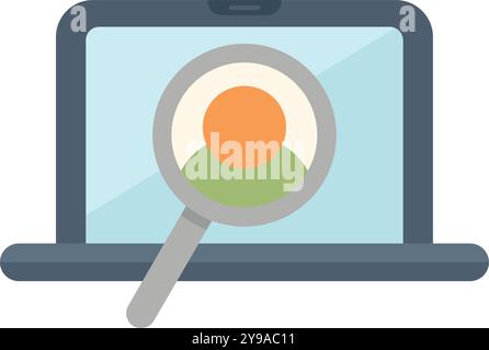 Illustration conceptuelle du recrutement en ligne, de la recherche de candidats et de ressources humaines Illustration de Vecteur