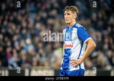 Odense, Danemark. 04 octobre 2024. William Martin (23 ans) d'Odense BK vu lors du match NordicBet Liga entre Odense BK et HB Koge au parc énergétique naturel d'Odense. Banque D'Images
