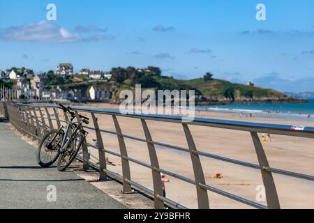 Plage de Pleneuf val andré, Côte d'Armor, Bretagne en France Banque D'Images