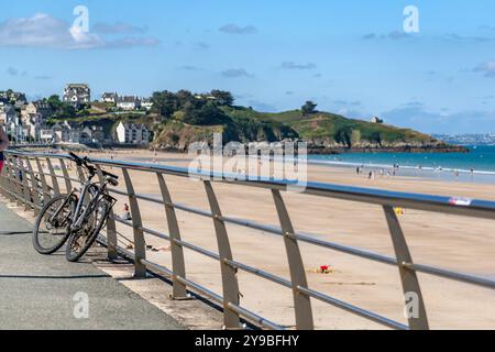 Plage de Pleneuf val andré, Côte d'Armor, Bretagne en France Banque D'Images