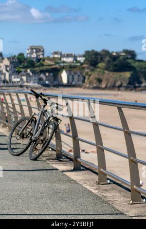 Plage de Pleneuf val andré, Côte d'Armor, Bretagne en France Banque D'Images