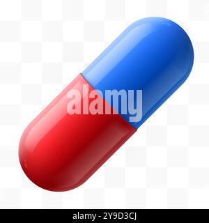 Pilule. Concept de médecine. Illustration vectorielle lumineuse et propre Illustration de Vecteur