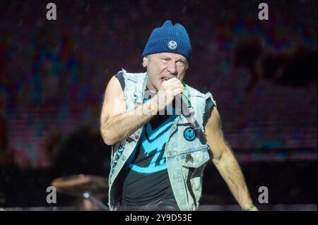 29 juin 2024 : Bruce Dickinson d'Iron Maiden se produit au festival Hellfest Open Air à Clisson Banque D'Images