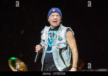 29 juin 2024 : Bruce Dickinson d'Iron Maiden se produit au festival Hellfest Open Air à Clisson Banque D'Images