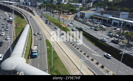 Vue aérienne de salvador salvador, bahia, brésil - 24 mars 2023 : vue de la région d'Iguatemi dans la ville de Salvador. SALVADOR BAHIA BRÉSIL Copyright : xJoaxSouzax 240323JOA0706 Banque D'Images