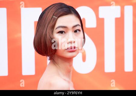 Londres, Royaume-Uni. 10 octobre 2024. Hoyeon assiste à la première Disclaimer lors du 68e BFI London film Festival au Royal Festival Hall de Londres, Angleterre, le 10 octobre 2024. Photo Aurore MARECHAL/ABACAPRESS. COM Credit : Abaca Press/Alamy Live News Banque D'Images