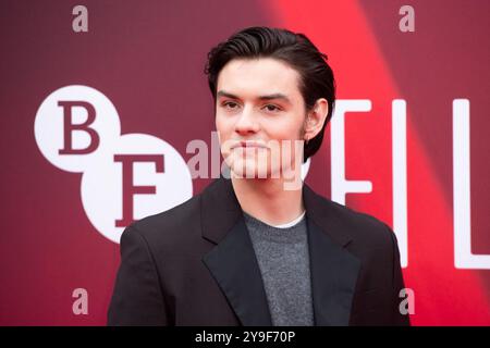 Londres, Royaume-Uni. 10 octobre 2024. Louis Partridge assiste à la première Disclaimer lors du 68e BFI London film Festival au Royal Festival Hall de Londres, en Angleterre, le 10 octobre 2024. Photo Aurore MARECHAL/ABACAPRESS. COM Credit : Abaca Press/Alamy Live News Banque D'Images