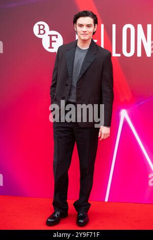 Londres, Royaume-Uni. 10 octobre 2024. Louis Partridge assiste à la première Disclaimer lors du 68e BFI London film Festival au Royal Festival Hall de Londres, en Angleterre, le 10 octobre 2024. Photo Aurore MARECHAL/ABACAPRESS. COM Credit : Abaca Press/Alamy Live News Banque D'Images