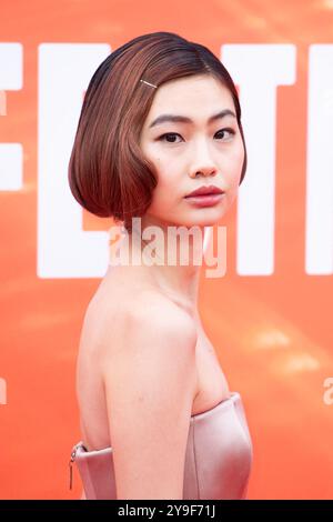 Londres, Royaume-Uni. 10 octobre 2024. Hoyeon assiste à la première Disclaimer lors du 68e BFI London film Festival au Royal Festival Hall de Londres, Angleterre, le 10 octobre 2024. Photo Aurore MARECHAL/ABACAPRESS. COM Credit : Abaca Press/Alamy Live News Banque D'Images