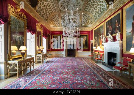 La Grande salle, Spencer House. Une maison historique à Londres appartenant à la famille Spencer. Banque D'Images