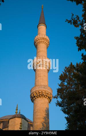 Türkiye, Turquie, Istanbul, Sultan Ahmet Camii, Mosquée bleue, Banque D'Images