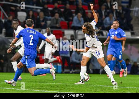 Matteo Guendouzi (France) lors du match de l'UEFA Nations League opposant Israël vs France le 10 octobre 2024 au stade Bozsik Arena de Budapest, Hongrie Banque D'Images