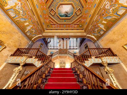 Istanbul, Turquie 08 mai 2023 ; intérieur du palais Beylerbeyi. Le Beylerbeyi Palace, situé dans le quartier Beylerbeyi du quartier Uskudar à Istanb Banque D'Images