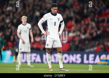 Londres, Royaume-Uni. 10 octobre 2024. Jude Bellingham de l'Angleterre lors du match Angleterre - Grèce UEFA Nations League Round 1 au stade de Wembley, Londres, Angleterre, Royaume-Uni le 10 octobre 2024 crédit : Every second Media/Alamy Live News Banque D'Images