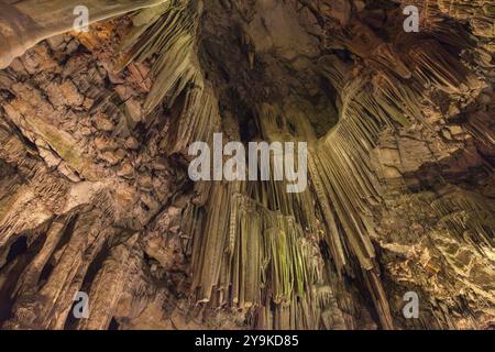 Michael's Cave, grotte calcaire dans la réserve naturelle Upper Rock, Gibraltar, Europe Banque D'Images