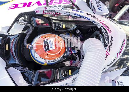 Felix Rosenqvist (60) de Varnamo, Suède, se prépare à s’entraîner pour le défi inaugural du Thermal Club de 1 million de dollars au Thermal Club de Thermal, CA Banque D'Images