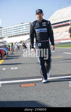 NASCAR Xfinty Series Daniel Hemric (10 ans) prend la piste avant les entraînements pour le Drive for the Cure 250 présenté par BlueCross BlieSheild de North C. Banque D'Images