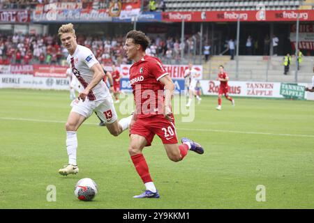 U23) lors du match du Football-RL SW 25 : 1st Sptg : SC Freiburg II vs Kickers Offenbach Banque D'Images