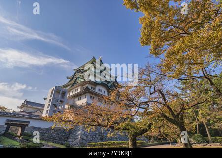 Nagoya Aichi Japon, saison d'automne au château de Nagoya Banque D'Images